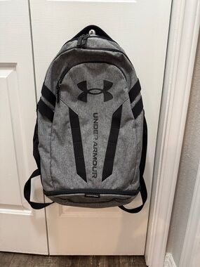 Under Armour Grey and Black Backpack with Logo